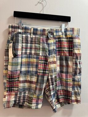 Polo Ralph Lauren Patchwork Plaid Cotton Shorts - Multicolor